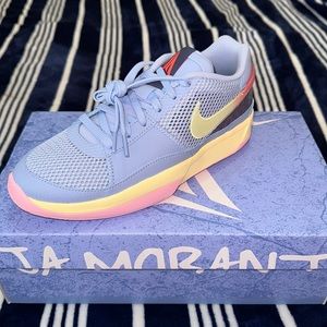 JA 1 (GS). Size 6.5 Y/8W. Cobalt Bliss/Citron Tint.